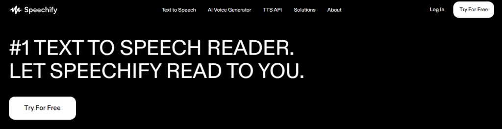 speechify - Elevenreader Alternative
