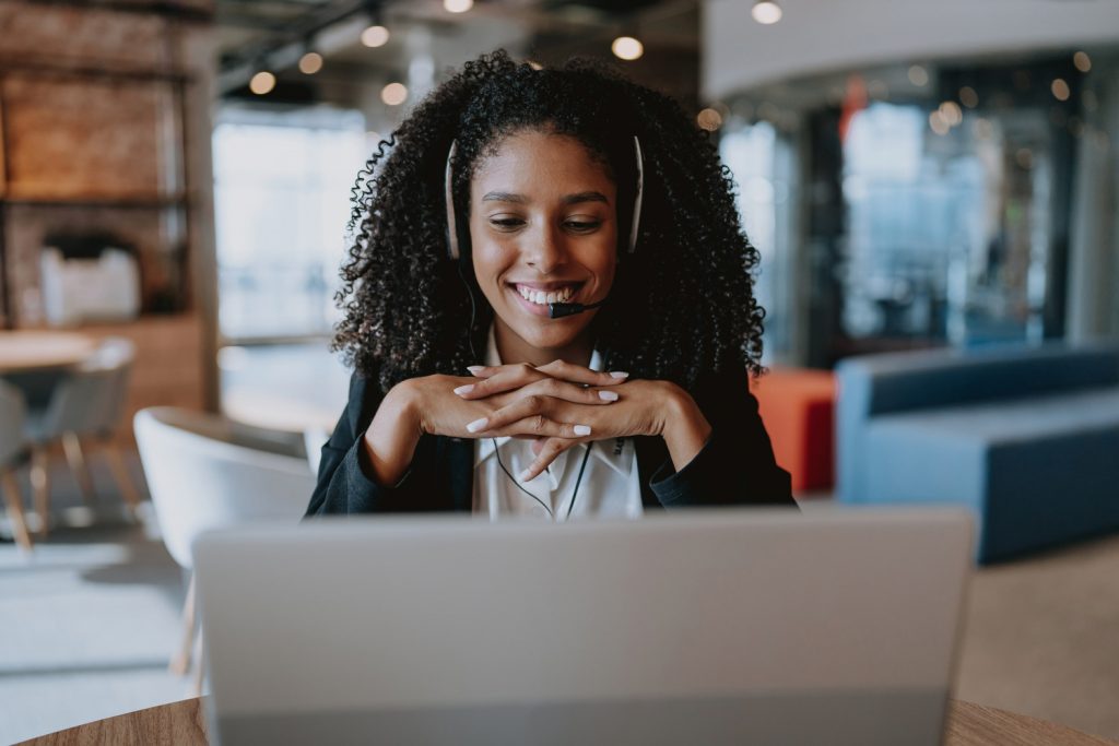 Woman Doing Customer Care - First Call Resolution