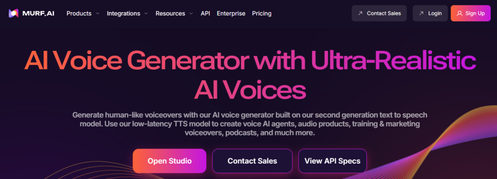 murf ai - Elevenreader Alternative