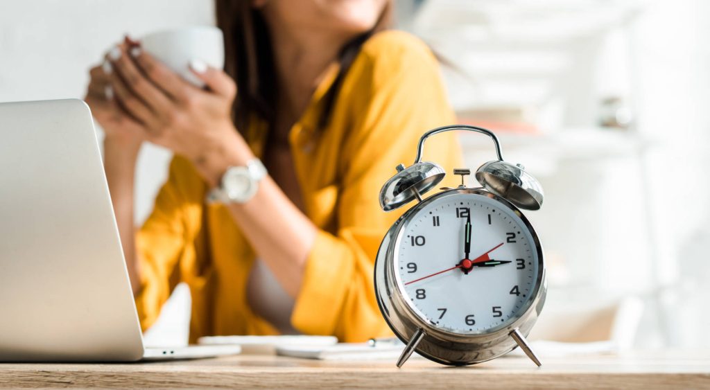 Person Using Laptop - Average Handle Time