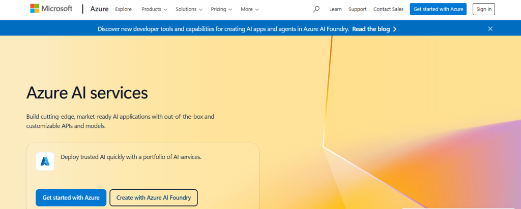MS azure services - TTSMaker Alternative
