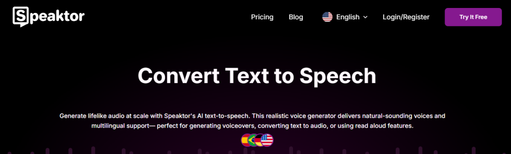 speaktor - Murf AI Alternative