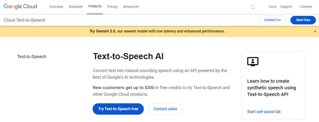 google tts - Murf AI Alternative