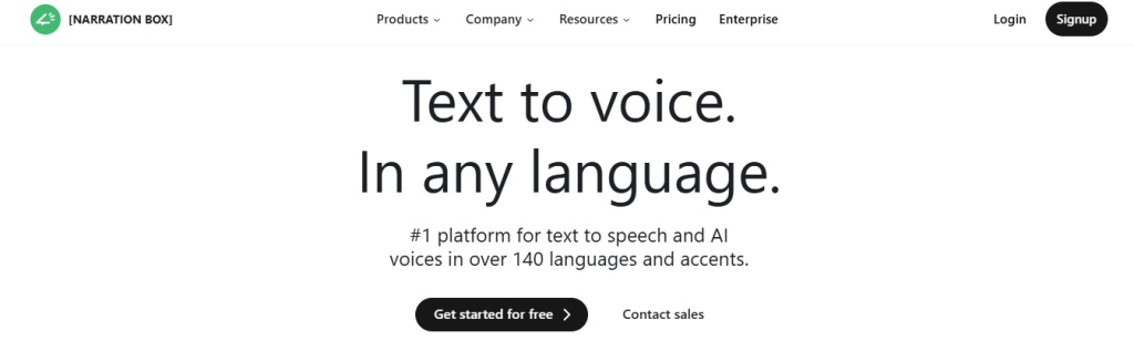 narration box - Murf AI Alternative