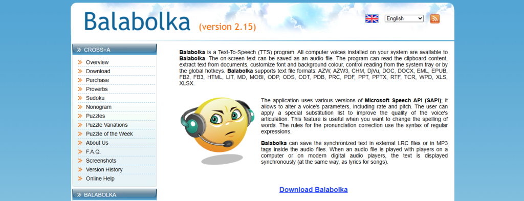 balabolka- Murf AI Alternative