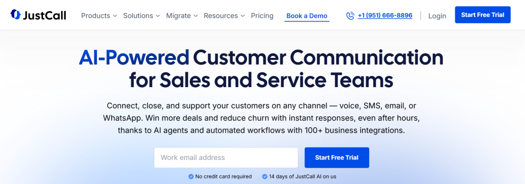 justcall - Aircall Alternatives
