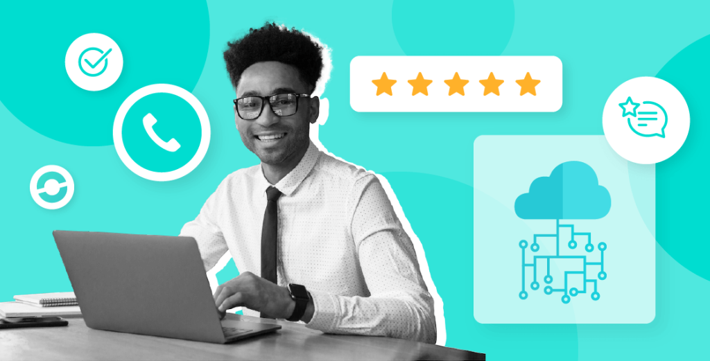 man smiling - How Artificial Intelligence Is Transforming Contact Centers
