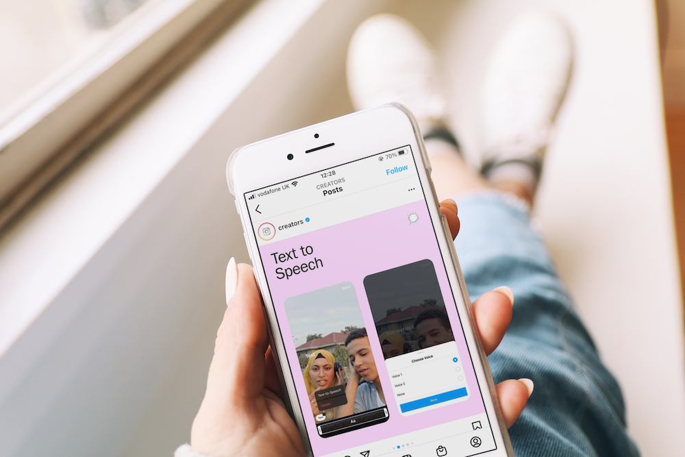 TTS Instagram - Text to Speech Instagram Reels
