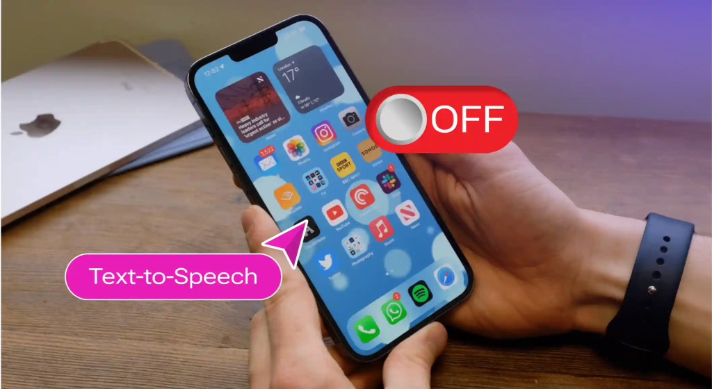 man using an iphone - Best Text-to-Speech App for iPhone