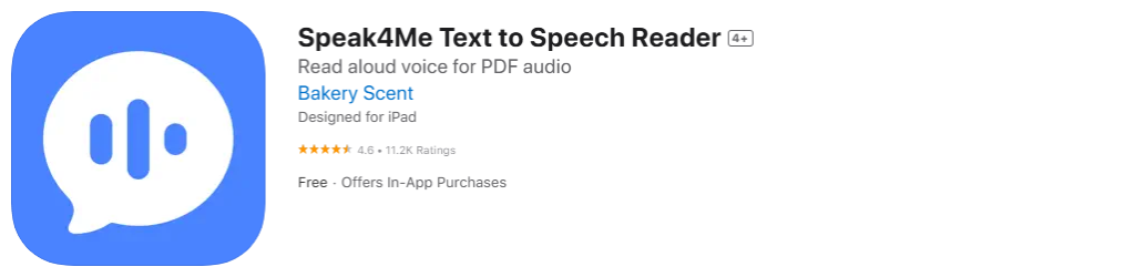 speak4me - Best Text-to-Speech App for iPhone
