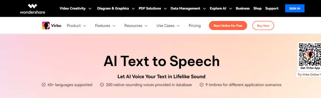 wondershare - Best Text-to-Speech App for iPhone
