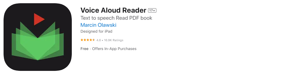 voice aloud reader - Best Text-to-Speech App for iPhone