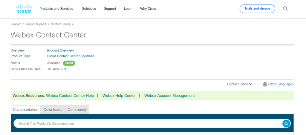 cisco - NICE Competitors