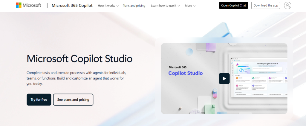 MS copilot studio - Conversational AI for the Enterprise
