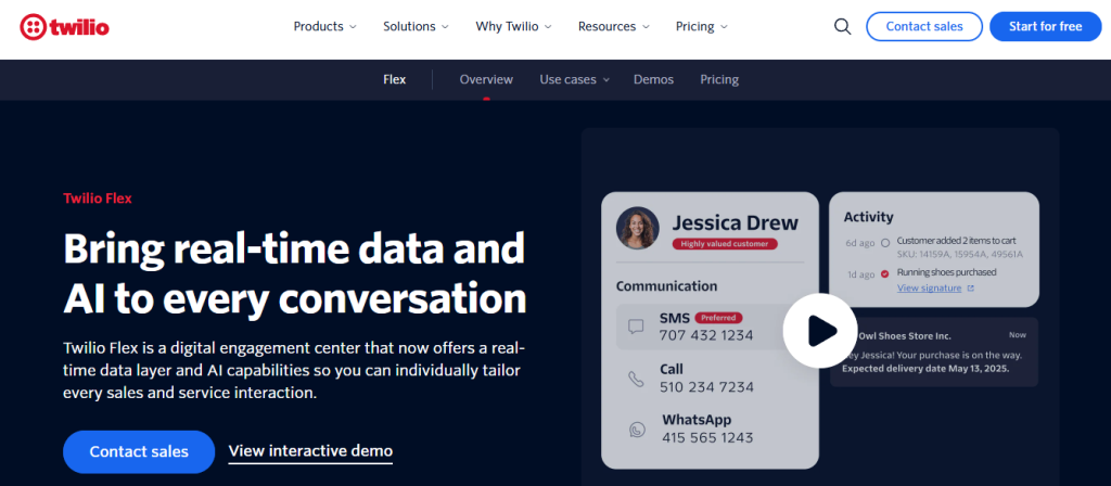 twilio - Call Center Workflow Software
