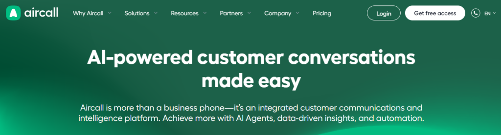 air call - JustCall Alternatives