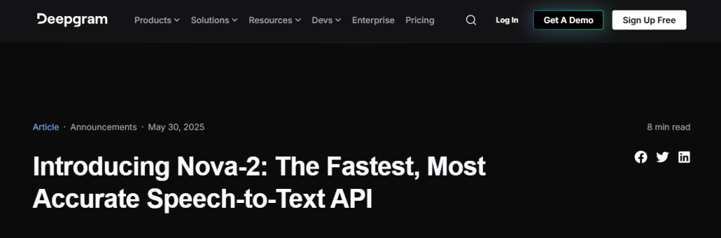 deepgram - Conversational AI for the Enterprise
