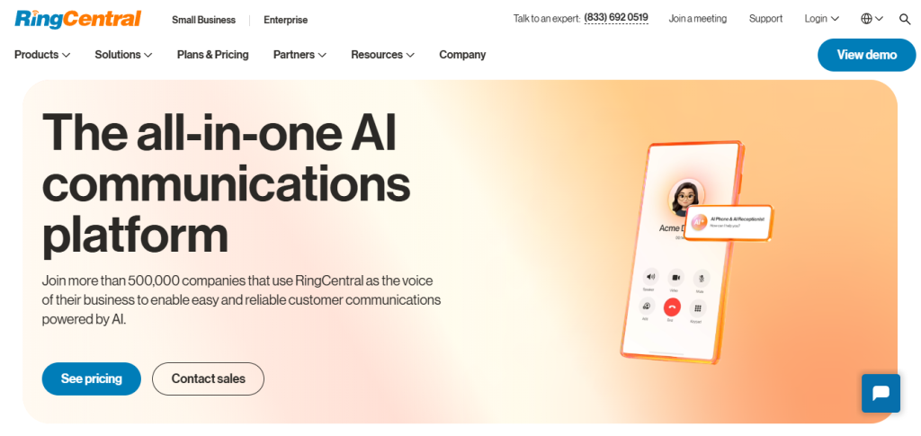 ring central - Multi-Level IVR
