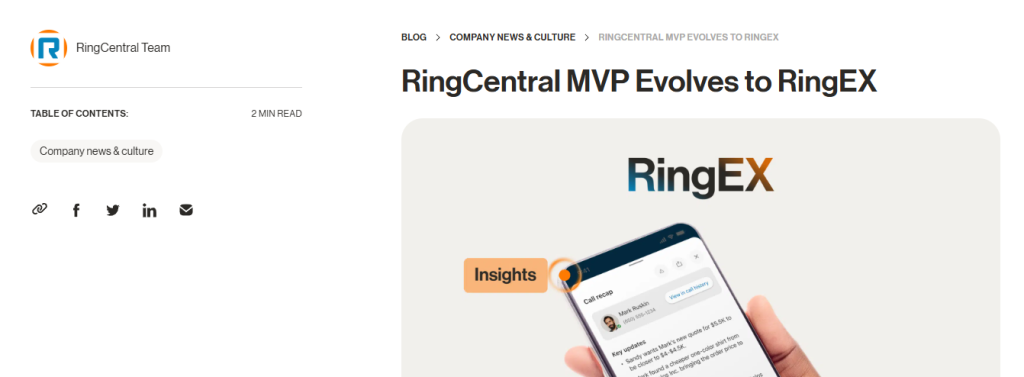 ring central - Alternatives to Nextiva
