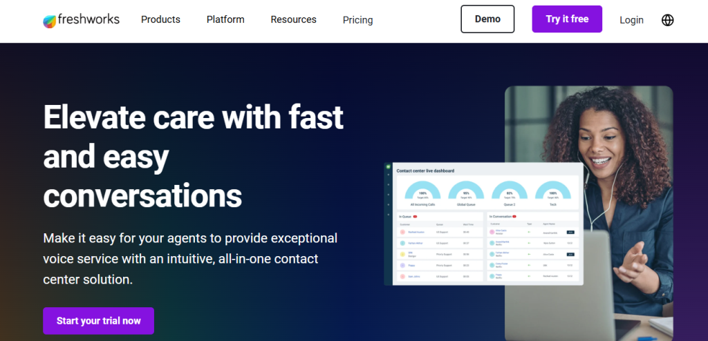 fresh caller - Call Center Workflow Software
