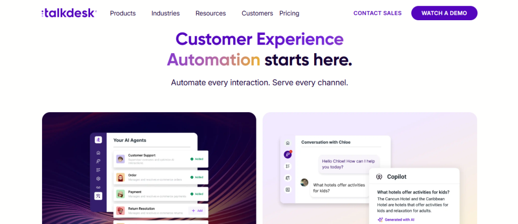 talk desk - JustCall Alternatives