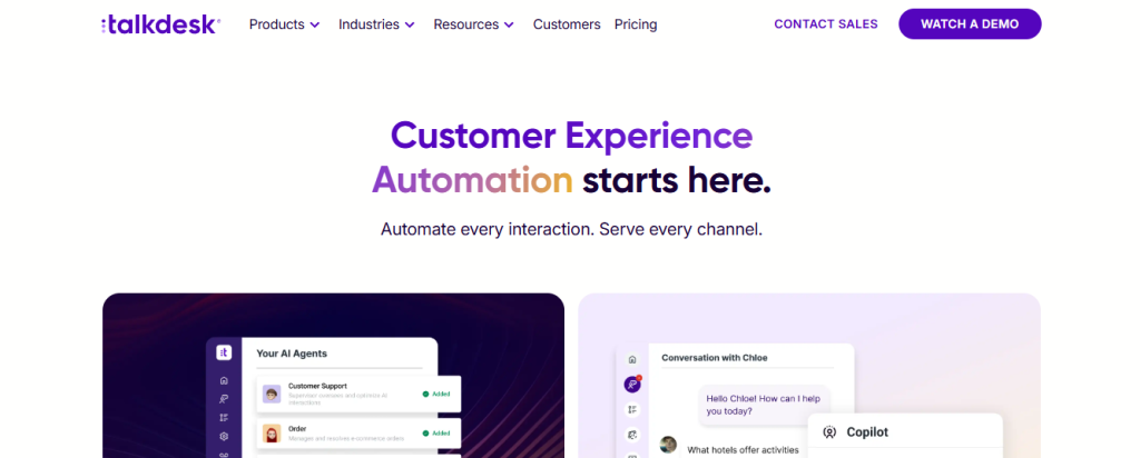 talk desk - Name a Better Upgrade
