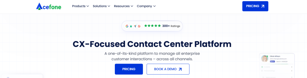 acefone - Contact Center Solution
