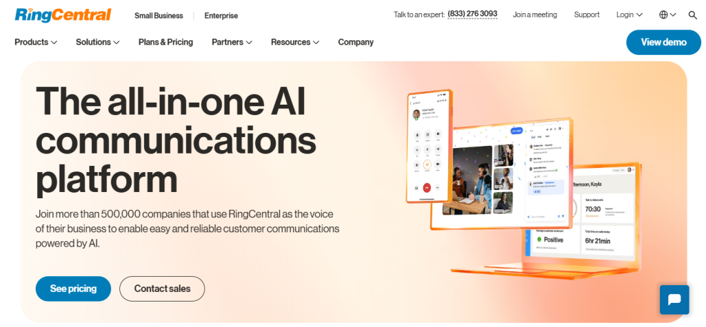 ring central - Nextiva Competitors
