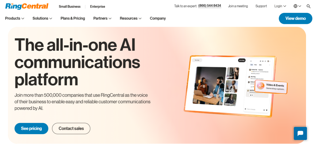 ring central - Open Phone Alternatives