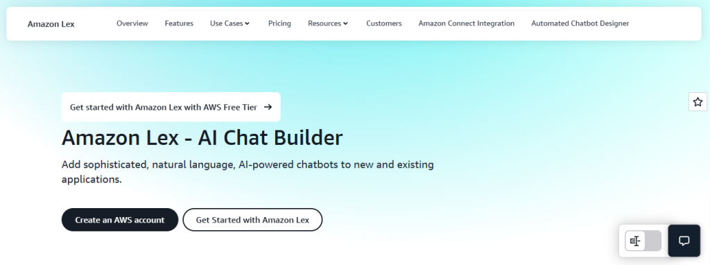 amazon lex - Conversational AI for the Enterprise
