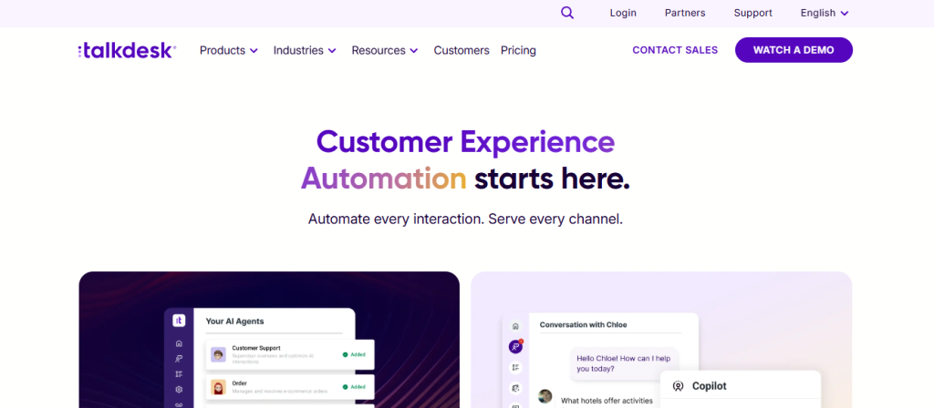 talk desk - Open Phone Alternatives