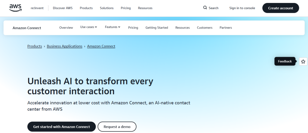 amazon connect - NICE Competitors