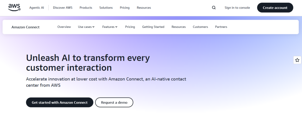 amazon connect - Contact Center Solution
