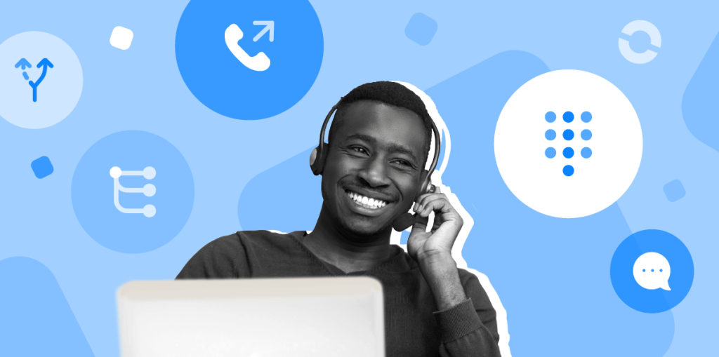 man smiling - Call center automation software