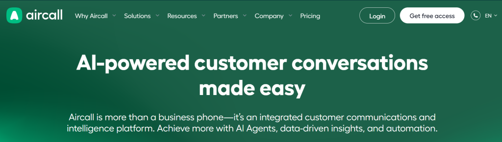 aircall - CX One Inc
