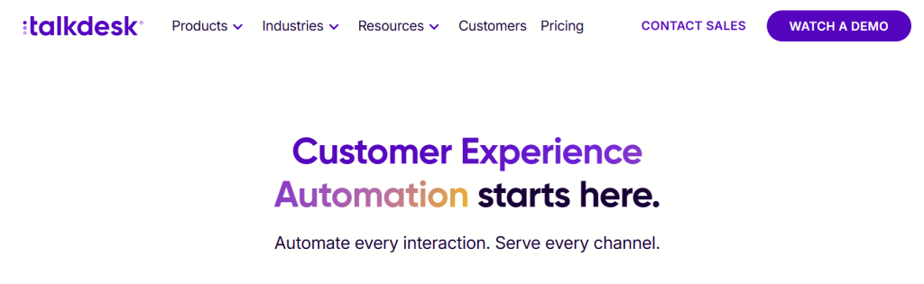 talkdesk - CX One Inc
