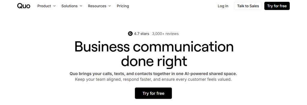 quo - eVoice Services