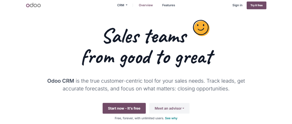 odoo - Free Call Center Software