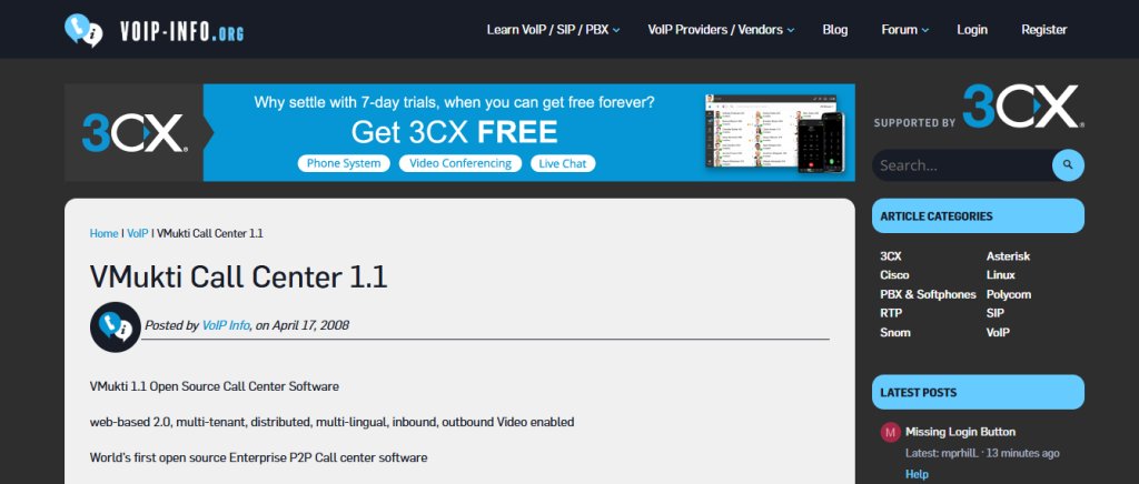 vmukti - Free Call Center Software
