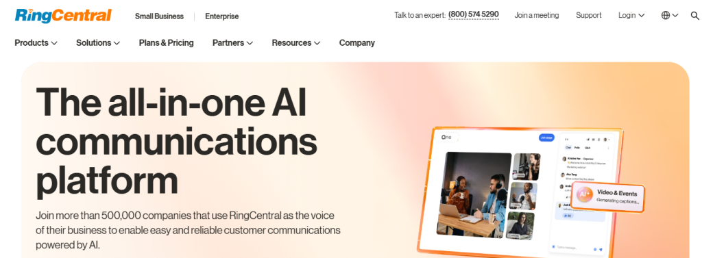 ring central - Free IVR
