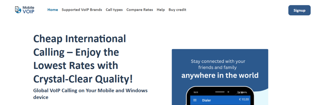 mobile voip - Free IVR
