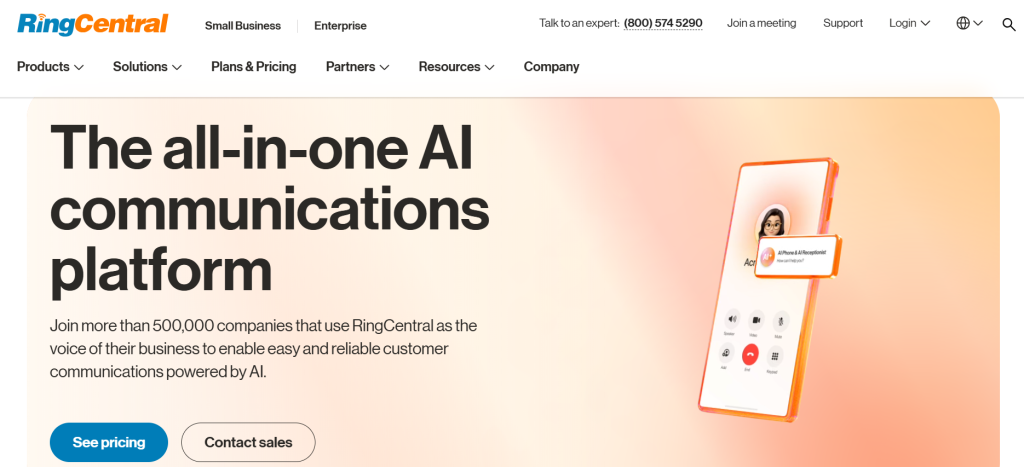 ringcentral - MightyCall Alternatives

