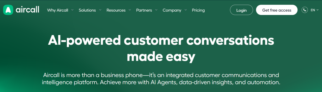 aircall - MightyCall Alternatives

