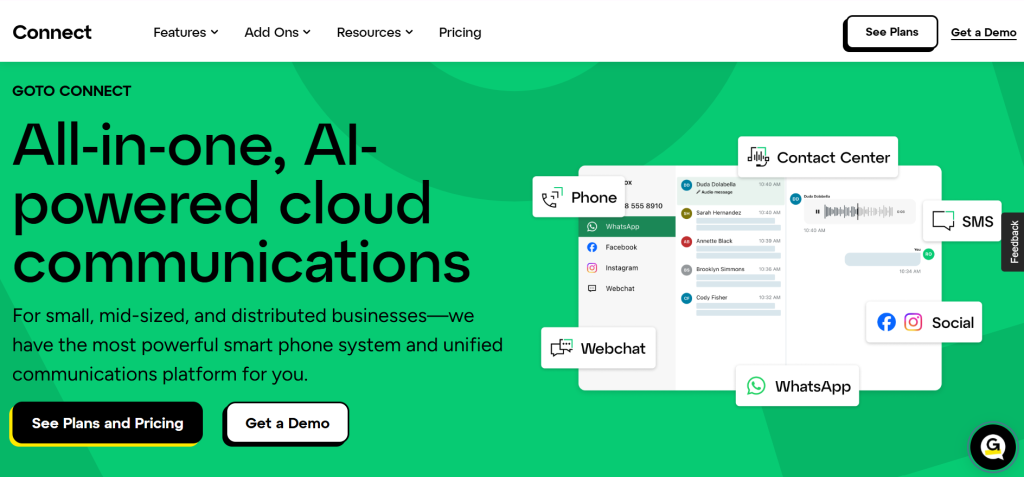 go to connect - MightyCall Alternatives

