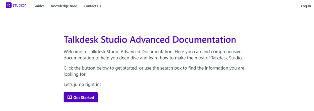 talkdesk studio - Talkdesk Studio
