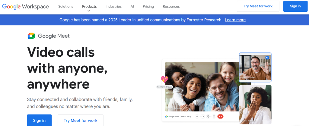google meet - Zoom Phone Alternatives
