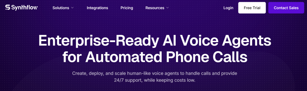 synthflow - Voice Bot Solutions
