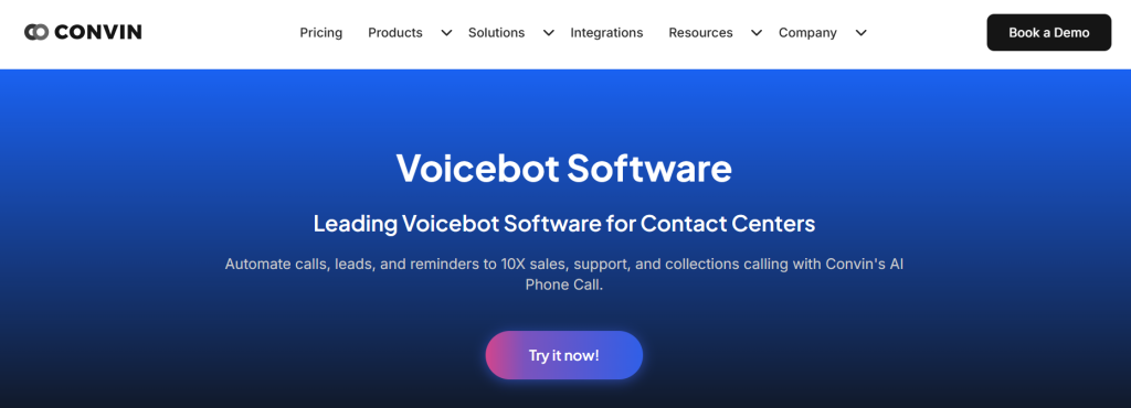 convin - Voice Bot Solutions
