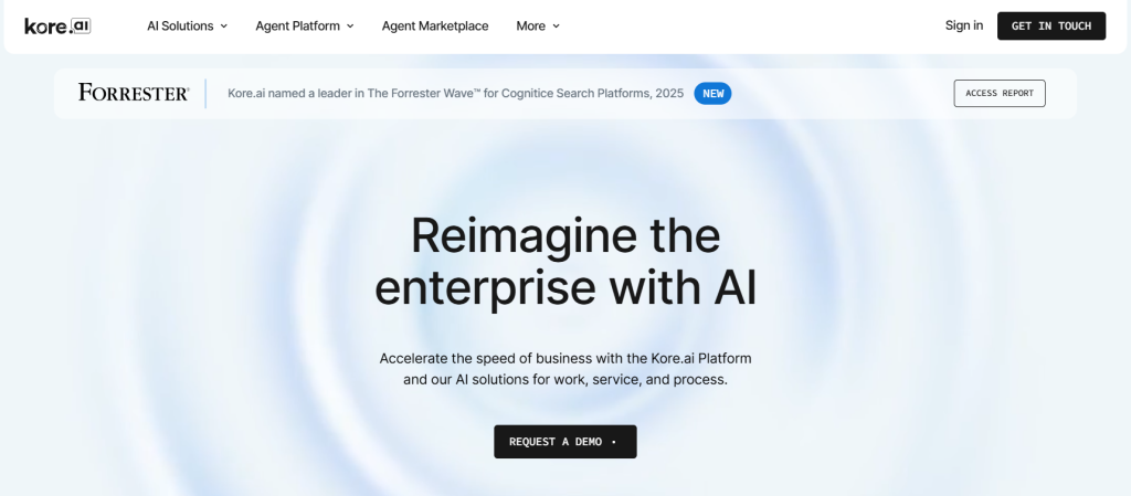 kore ai - Voice Bot Solutions
