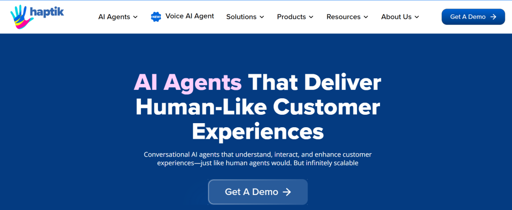 haptik - Voice Bot Solutions
